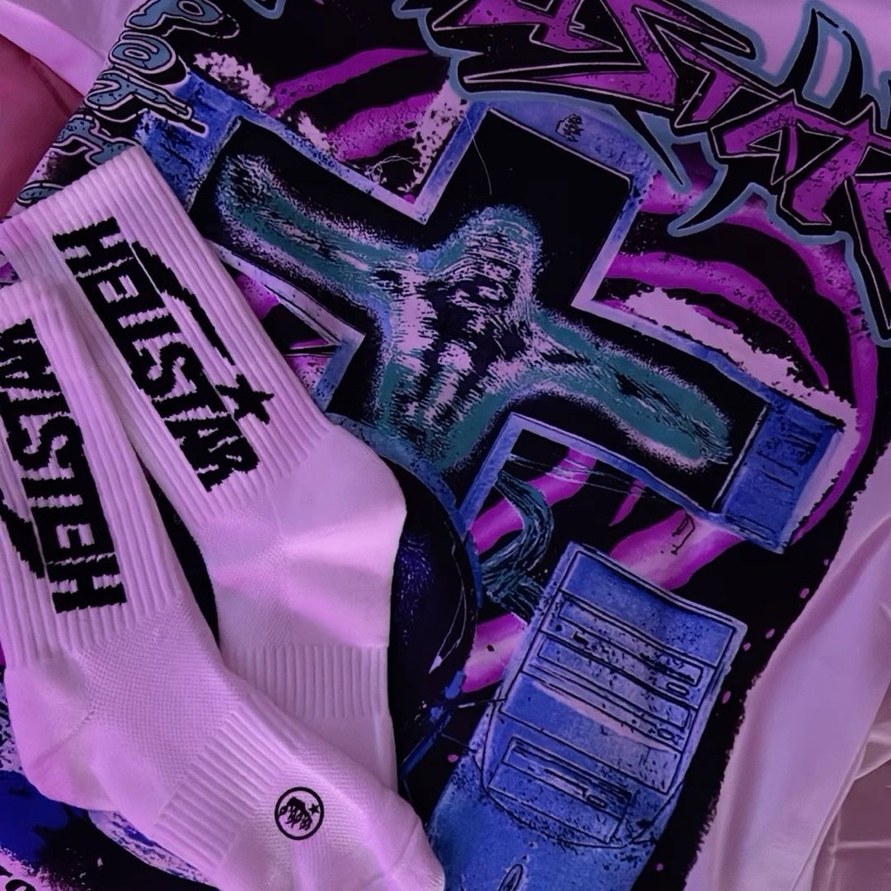 Hellstar Graphic Tee and Socks Set